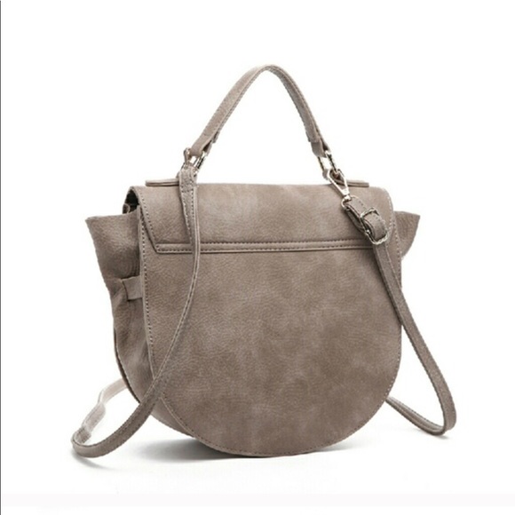 Amina Top Handle Grey Crossbody - Picture 2 of 7